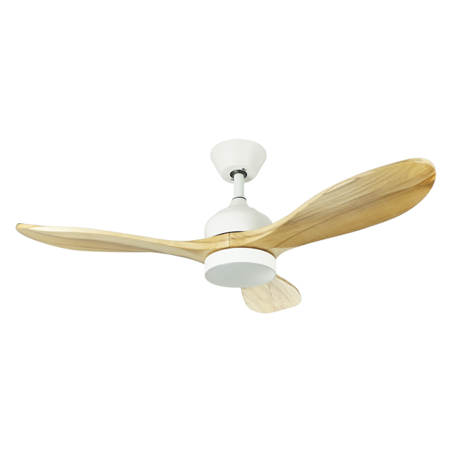 Airbena Solid Wood Wood Grain Color Fan Leaf White Accessories Ceiling Fan