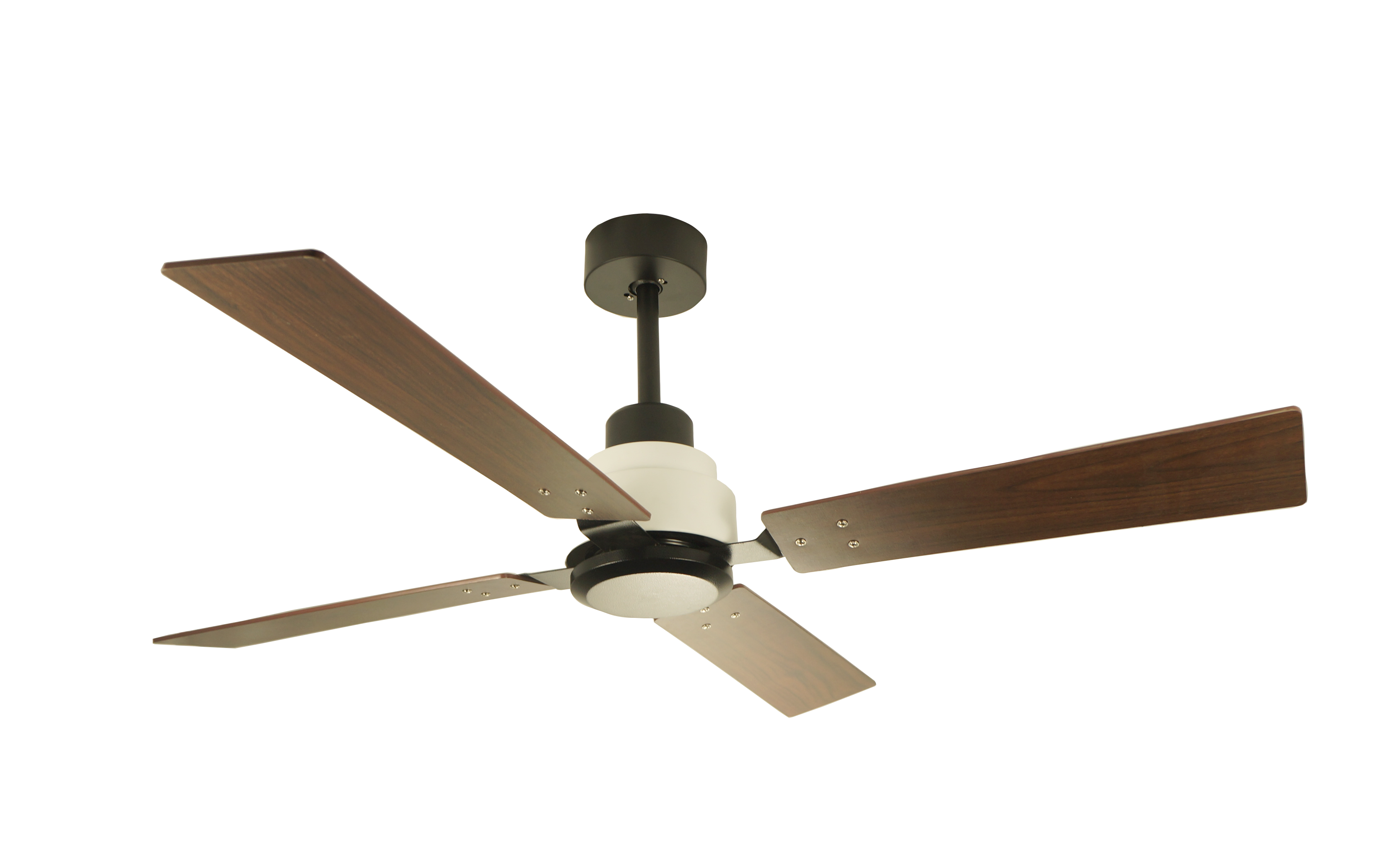 Remote Control Smart Wooden Modern Ceiling Fan With Light