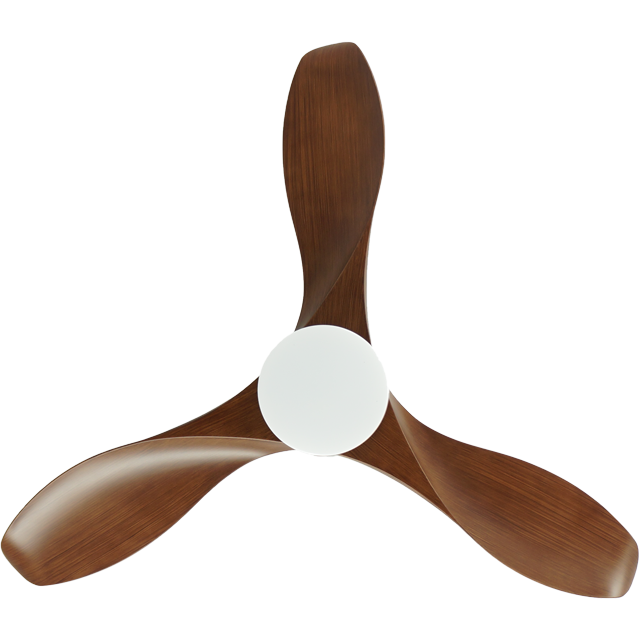 Airbena Modern Simple Dc Motor Family Hotel with 42 Inch Decorative Ceiling Fan High Volume Remote Control in Brown.