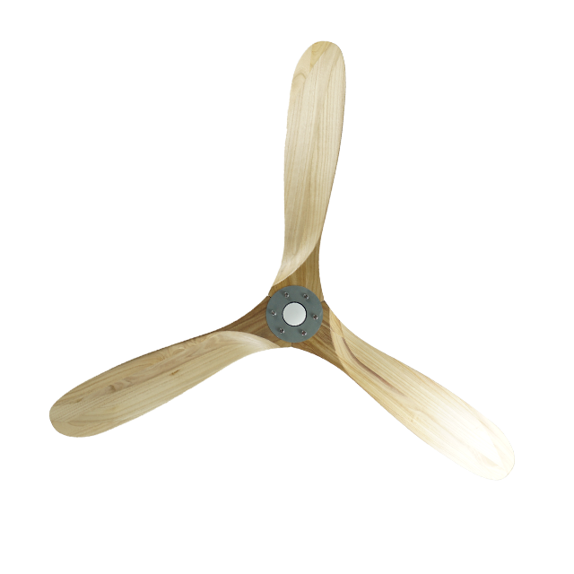Airbena Ceiling Fan 60 " Solid Wood Ceiling Fan Blade without Light for Household Ceiling Fans