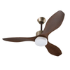 Factory Wholesale Wooden Ceiling Fan Lamp with Remote Control