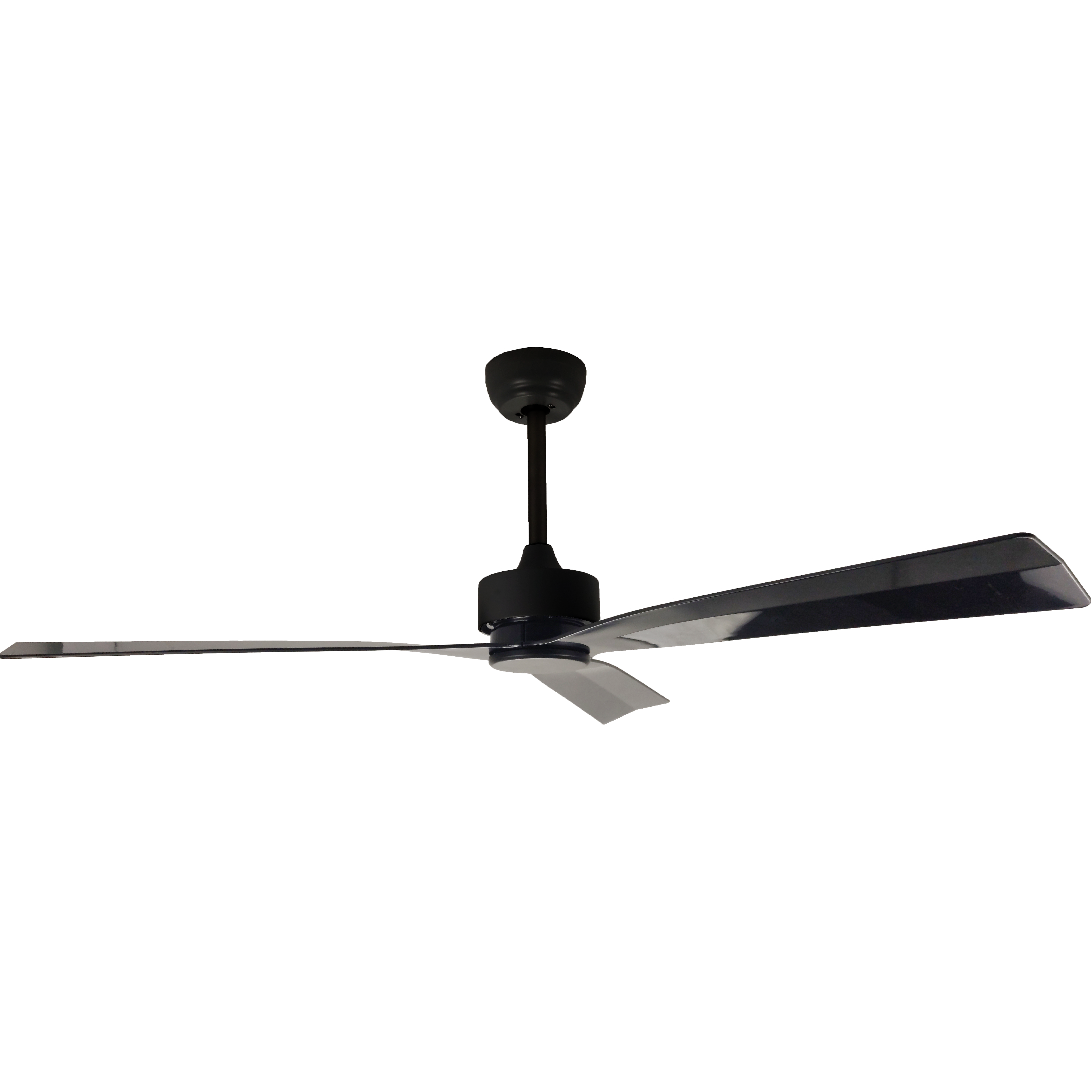 High Quality Remote Control Black Ceiling Fan With Led Light