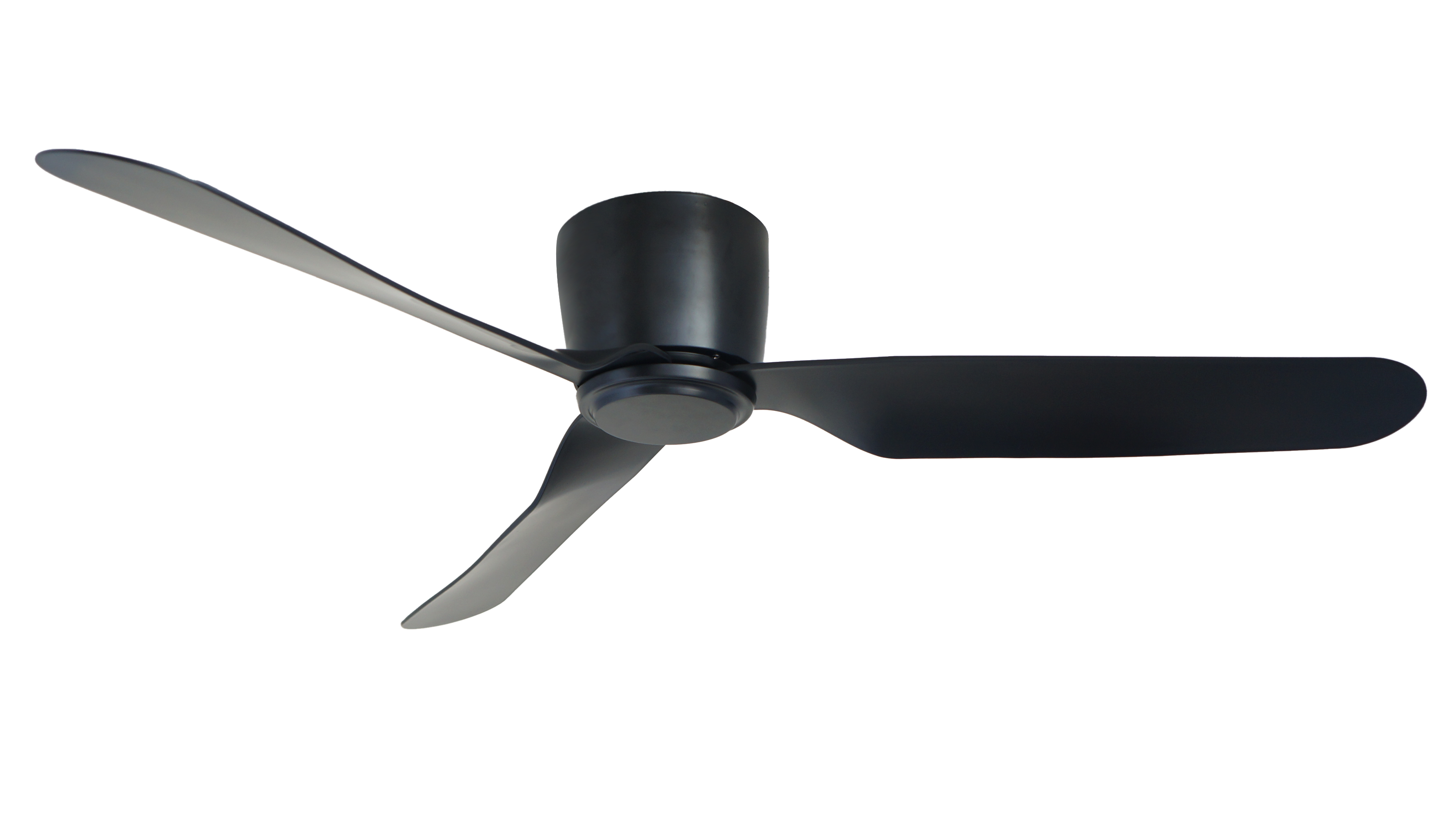 Airbena Ceiling Design Fan Leaf Black Hugger Ceiling Fans with And without Lights