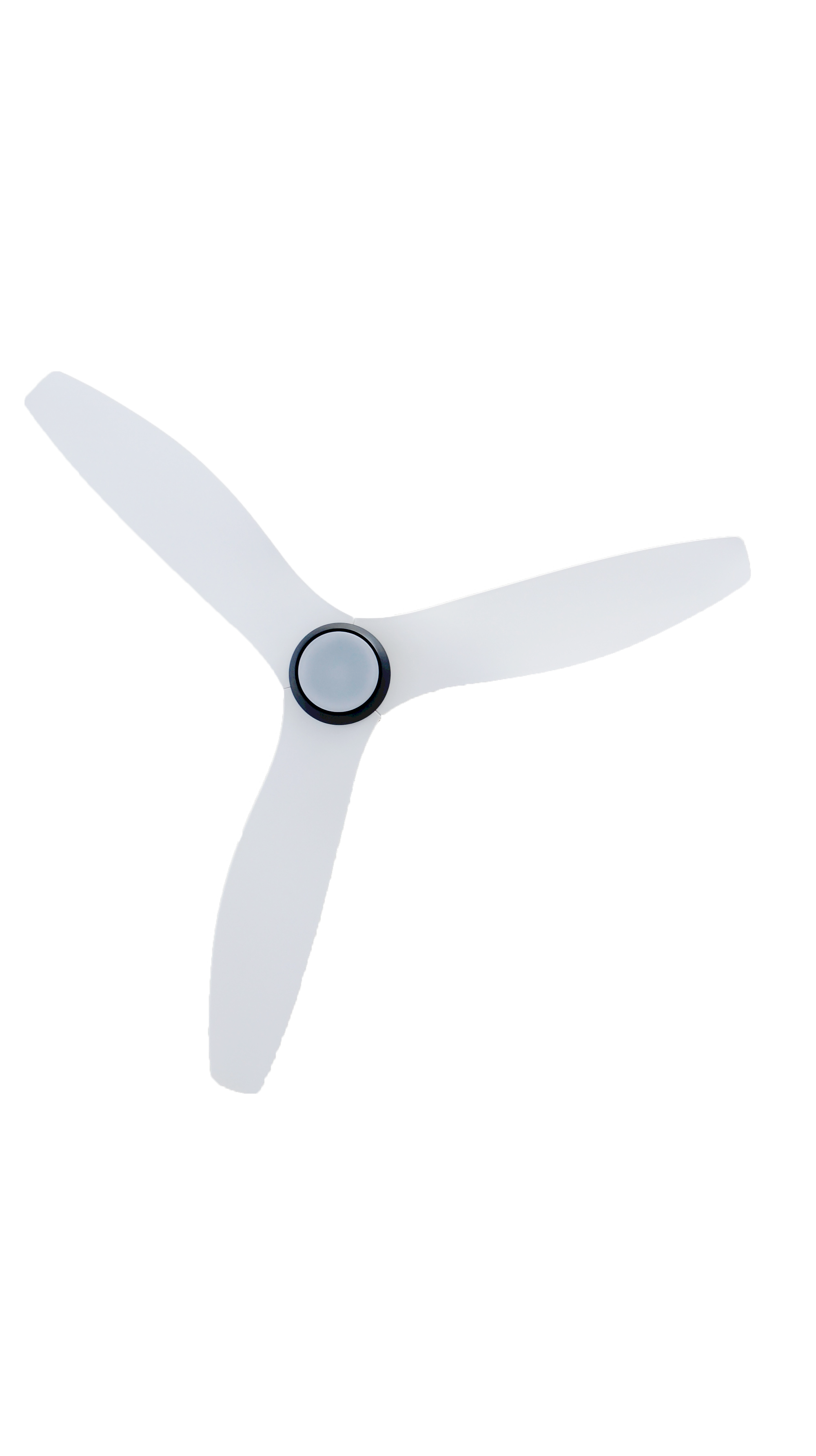 Modern Remote Control LED Flush Mount Ceiling Light Fan Lamp