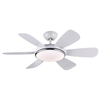 Household Living Room Ceiling Fan Lamp Lamp Strong Wind And Soft Warm LED Light