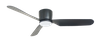 Airbena Ceiling Design Fan Leaf Black Hugger Ceiling Fans with And without Lights