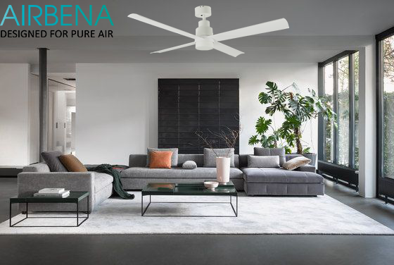 Airbena ceiling fan 46 "ABS fan blade with light for household modern decorative dc motor ceiling fan